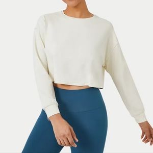 5/25 ❤️ Halara Dropped Shoulder Long Sleeve Cropped Sports Top